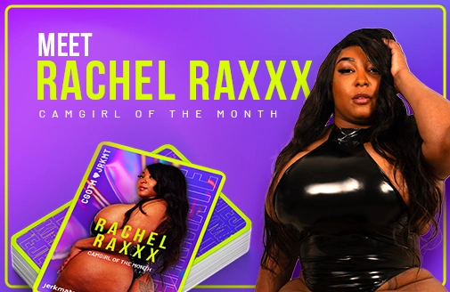 Hier ist Rachel Raxxx: das Camgirl des Monats Mai