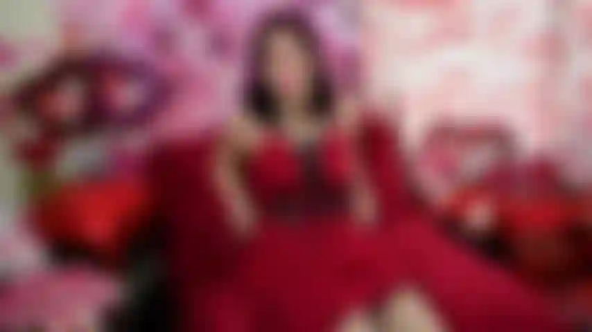 Romantische gothic-fickliebhaberin.