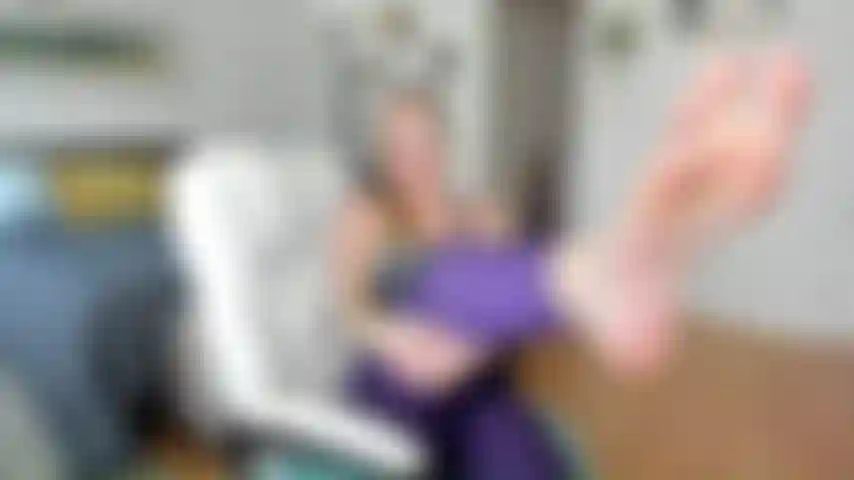 Fußverliererin nach dem fitnessstudio.