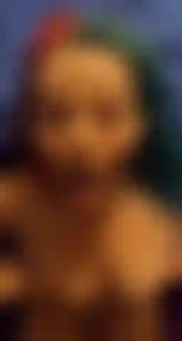 Pov-gesichtsbehandlung ~ sperma im gesicht (rosa-blaue haare).