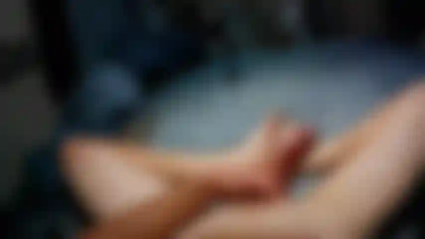 Und streichle einen großen schwanz.