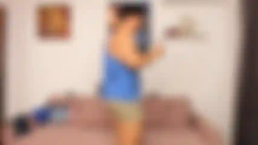 Treffe meinen ex-schwager im fitnessstudio und wir fangen an, uns gegenseitig anzubaggern.