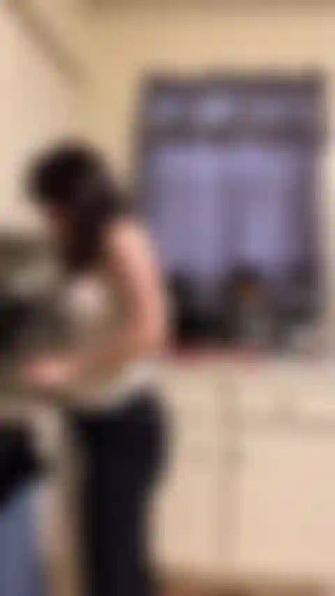 Eisspaß in der küche.