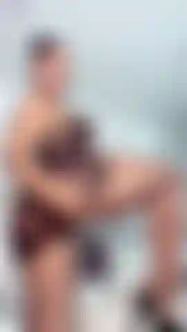 Spanking my big ass in a little mesh skirt