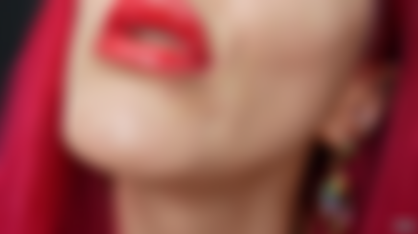 Volle lippen.