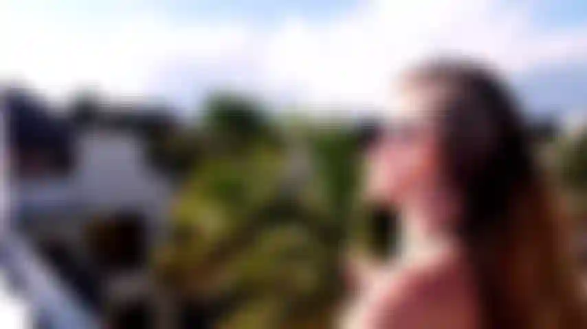 Masturbation auf dem dach.