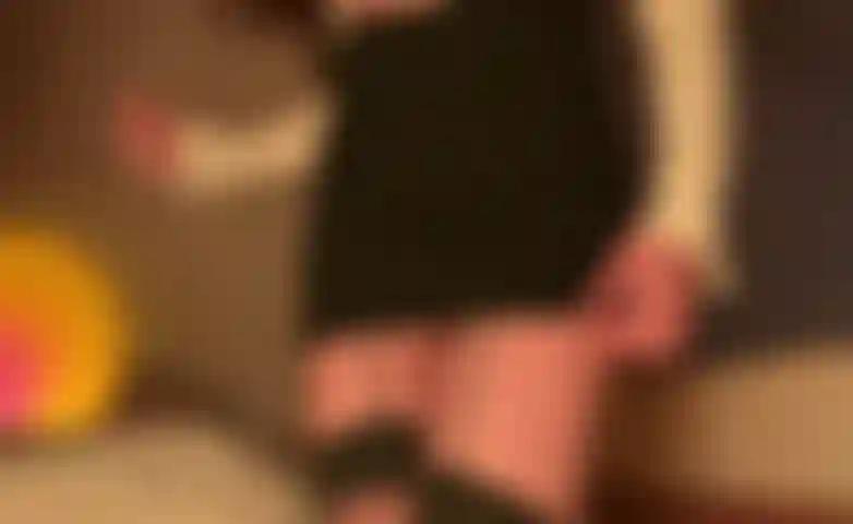 bend over to you in a short skirt and stockings, my pussy facing the camera