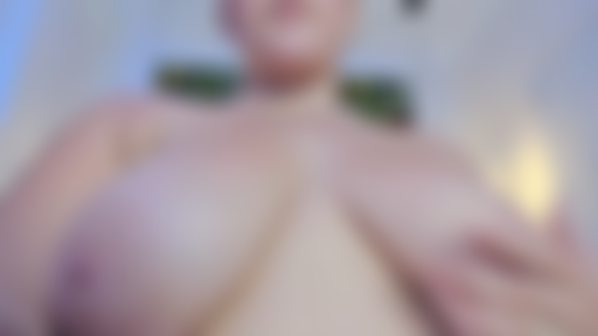 Enjoy of my body soacked with all my saliva sliding on my tits !