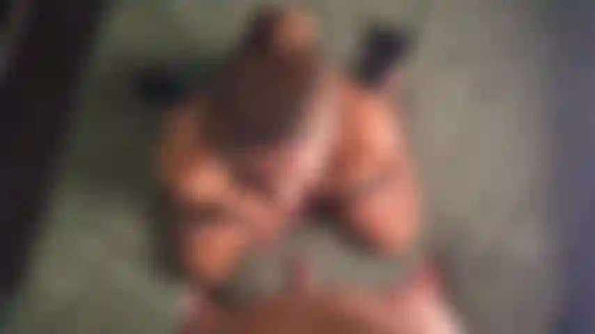 BJ & Facial in Black Lingerie & Heels