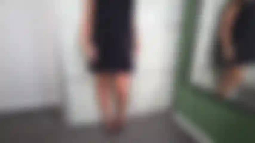 Fur Jacket, Thong & Teasing