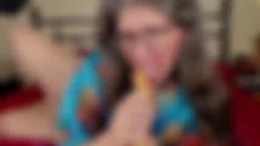 Deepthroat, lecken, lutschen, vanille-dildo-bj.