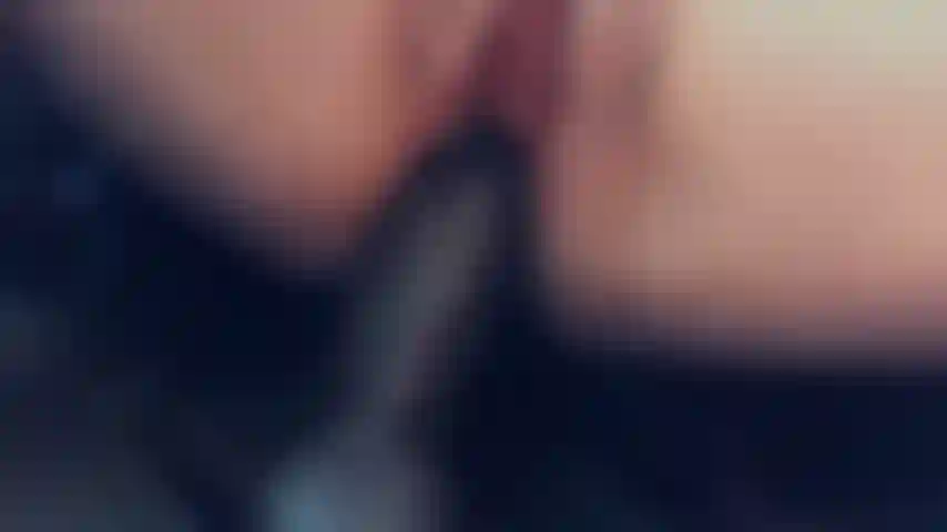 BBC Dildo deep inside me