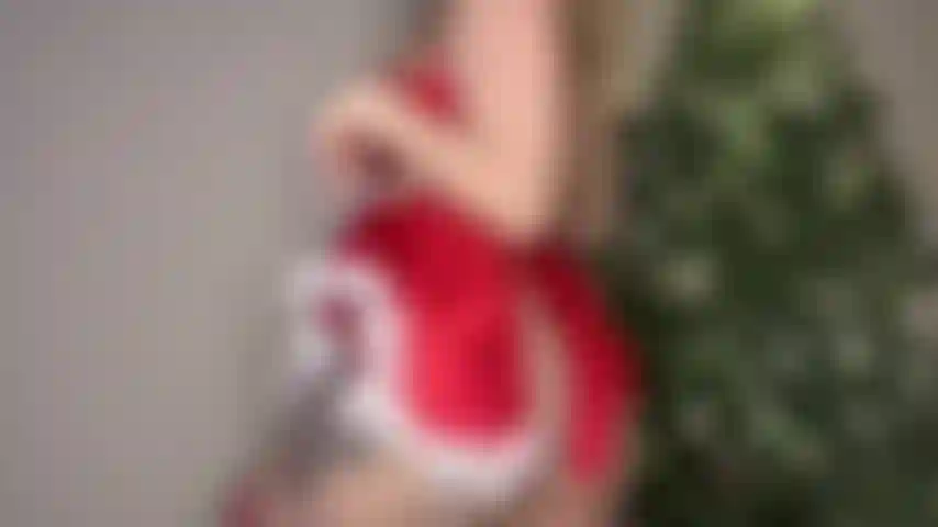 Eine zu heiße frau. Weihnachtsmann.