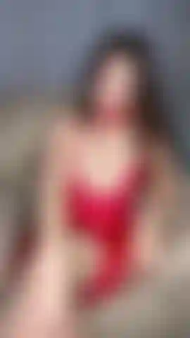 Elegant woman in red wait for you