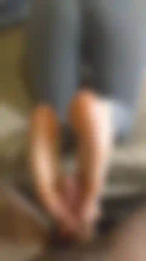 Oiled Feet Stroking Hard Dick