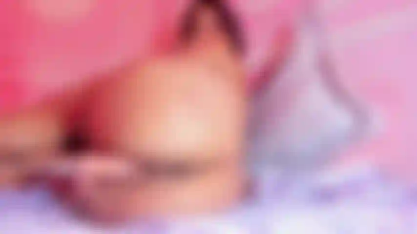 Sideways and spanking my huge butt