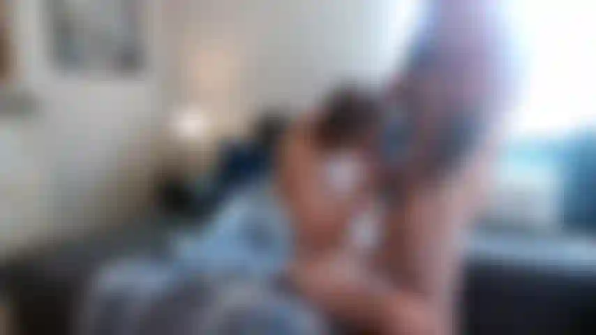 Suck Daddy wildly with missionary and cum swallow blowjob finish