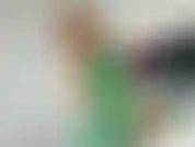 Sinnliches grünes kleid.