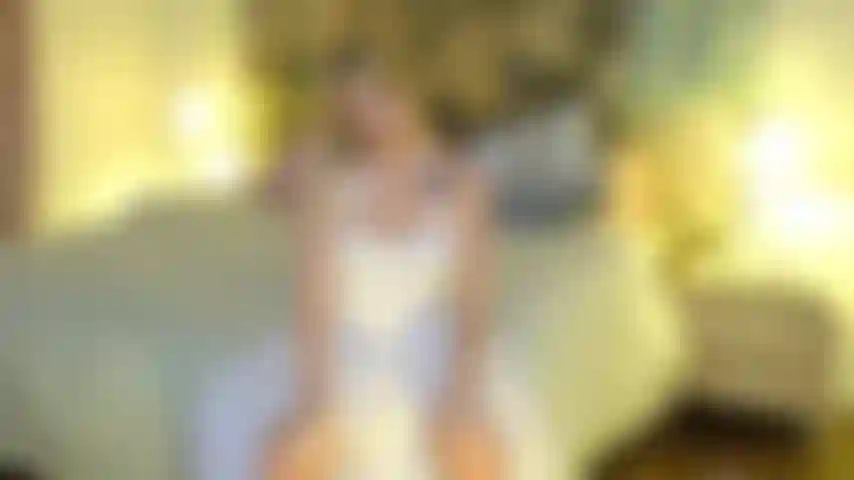 Don't I look so innocent and angelic in my white sundress? Maybe I'm not such an angel, though, because I forgot to wear any panties. I sit at the edge of the bed and begin to toy with you. I play with the fabric and pull it up painfully slow. I flash my beautiful landing strip pussy and rub it under my dress. I'm giggling and moaning while keeping eye contact with you. This is visually a teasing delight but also an auditory one.