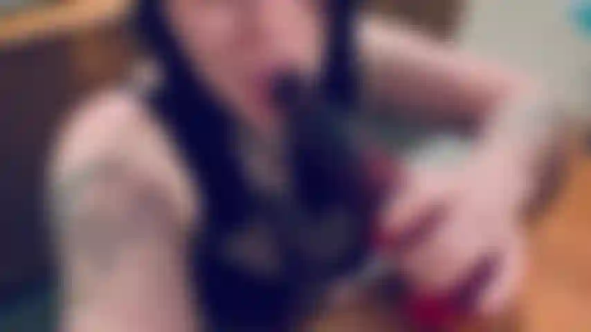 BJ for a demon dildo