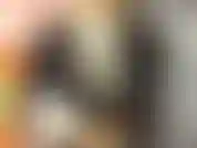 Bademantel-striptease und ölige unordentliche möpse.