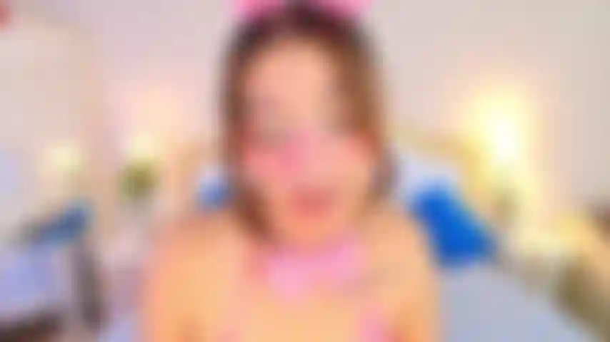 Therian masturbates and enjoys putting her rabbit tail in her asshole