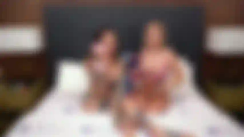 Alex coal und percy zeugt rocky emerson mit handschellen und knebel, um mit ihr in einer live-show zu spielen.