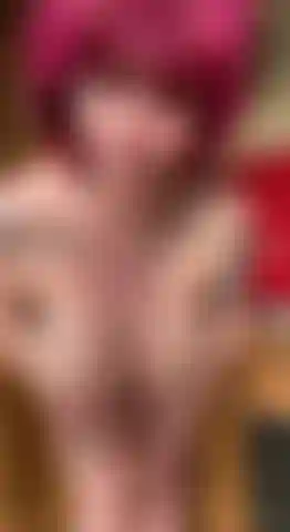 In the kitchen naked body teasing