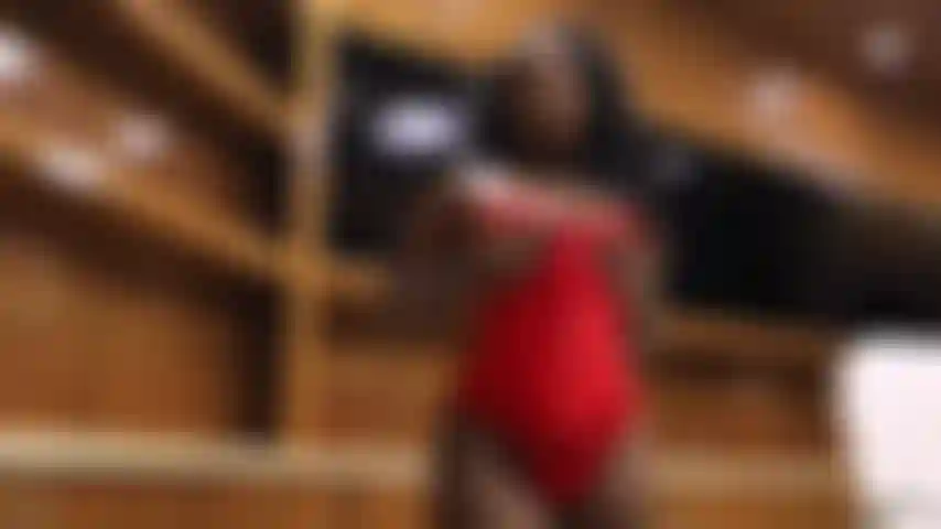 A girl is playing so badly