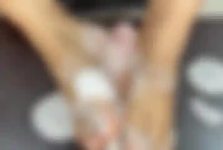 Seifenblasenshow an den füßen.