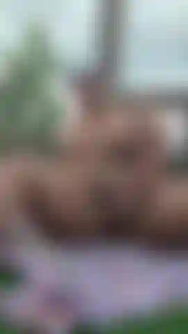 Outdoor masturbation video, squirting while it starts to rain, pierced clit, huge ass