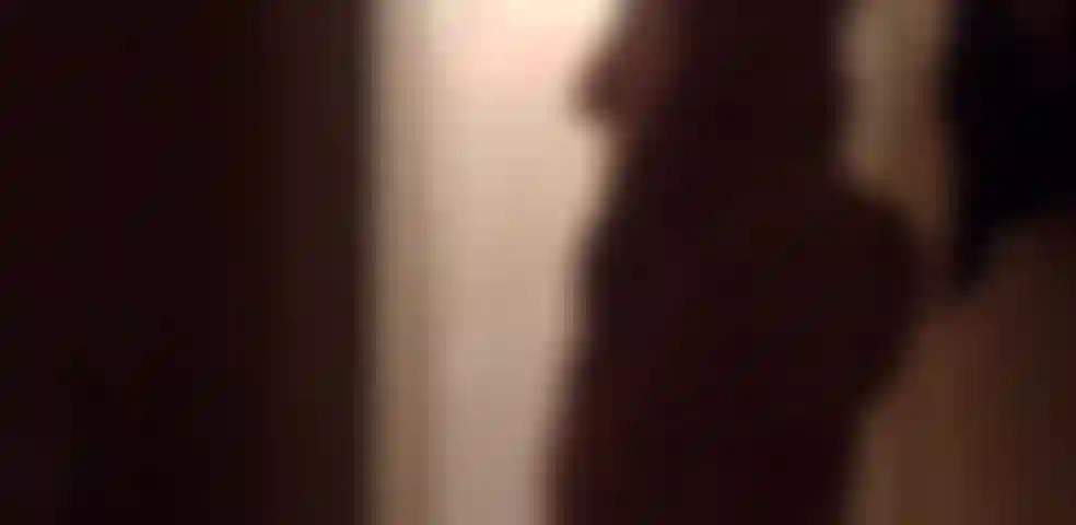 Erotische silhouettendusche.