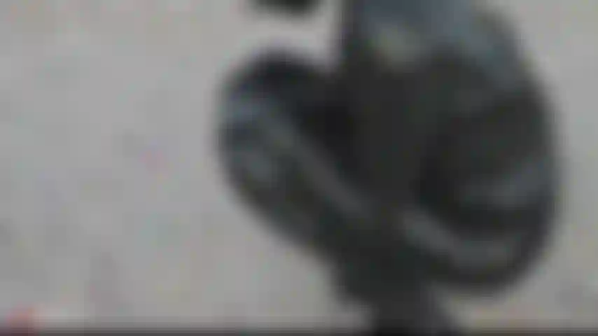 Ein gummi-alien in der wüste.