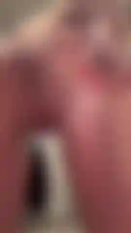 Little bent over dildo play