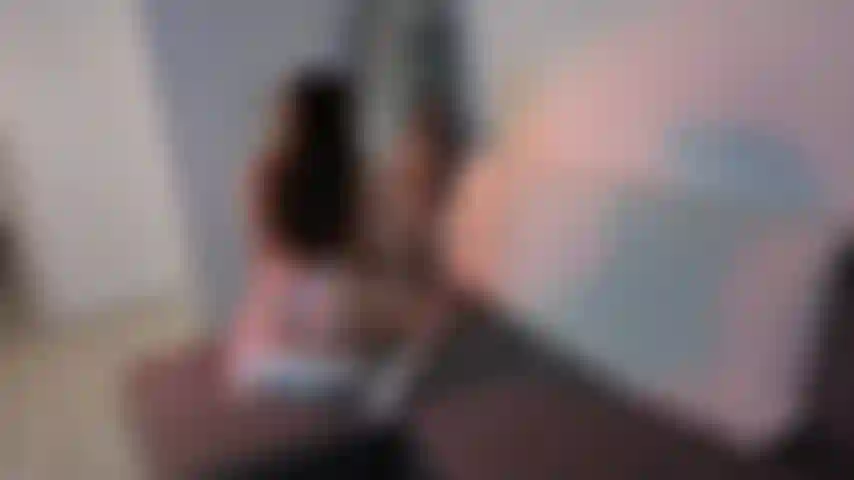 hot Asian girl doing pillow riding~