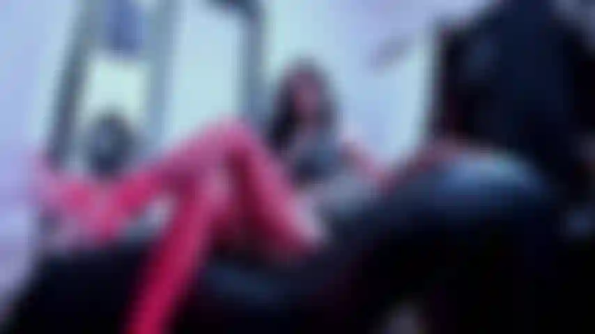 Joi mit absätzen und verleugnung.