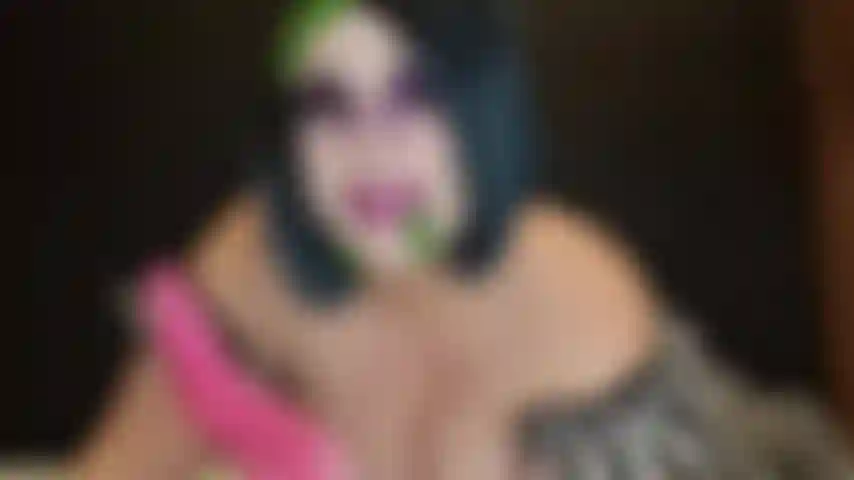 Cosplay, Beetlejuice mit verrcktem Zungen Dildo