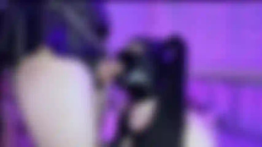 Latex Hood Fuck & Facial on Cage