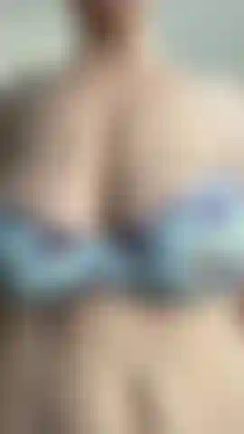 Big bouncy tit jiggle blue lace bra
