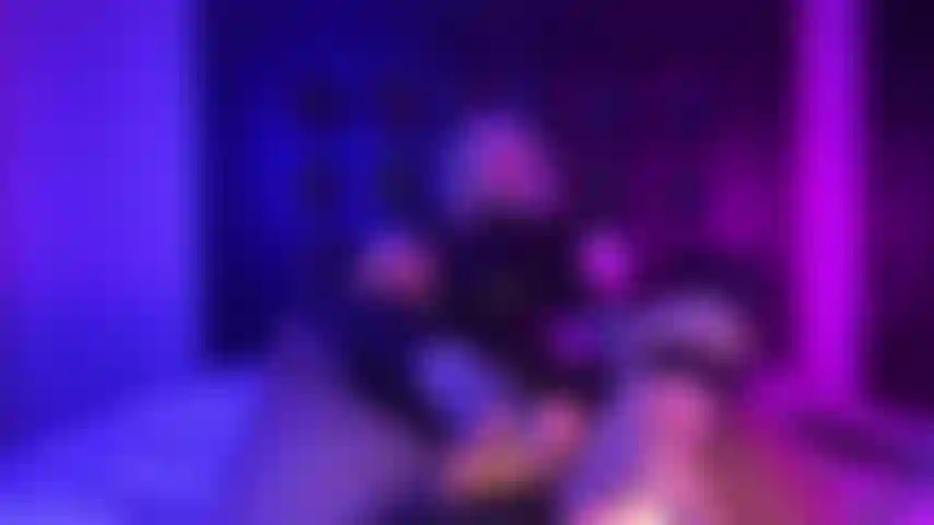 footjob in latex catsuit