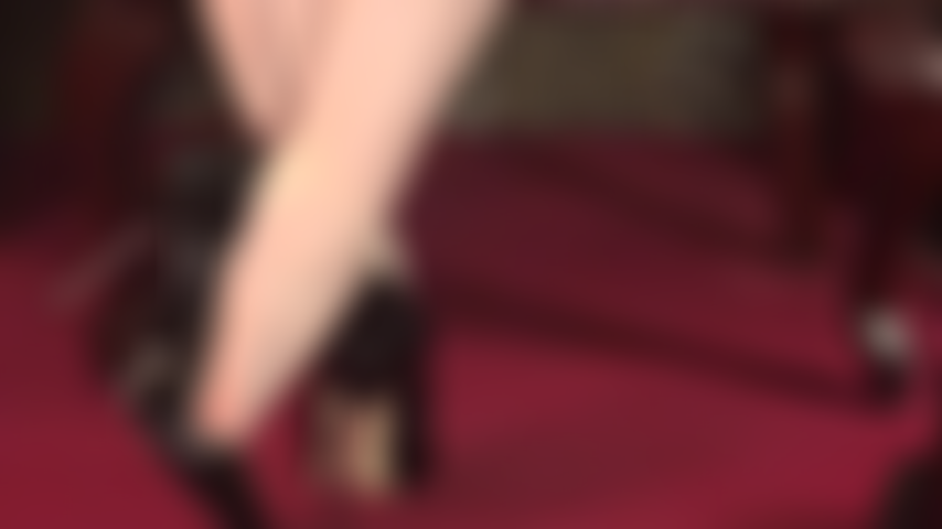 Your Foot Goddess teases the footboys with her wonderful stocking covered feet in seamed nylons dipping in and out of steel heel pumps.