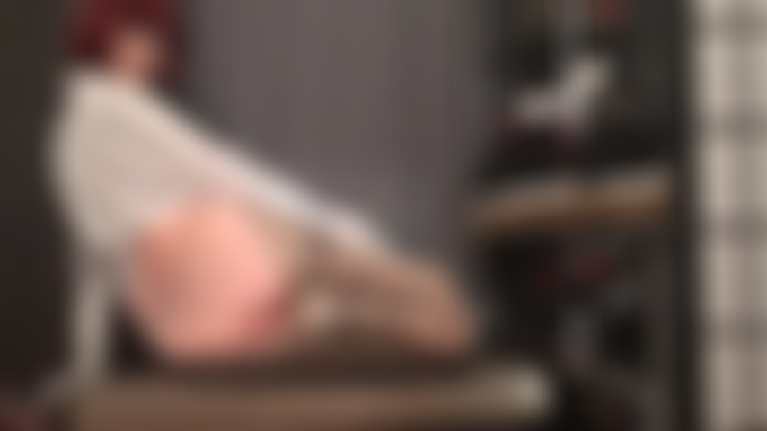 Mistress' slow seductive movements raise your pulse, her stocking feet and legs are your weakness.