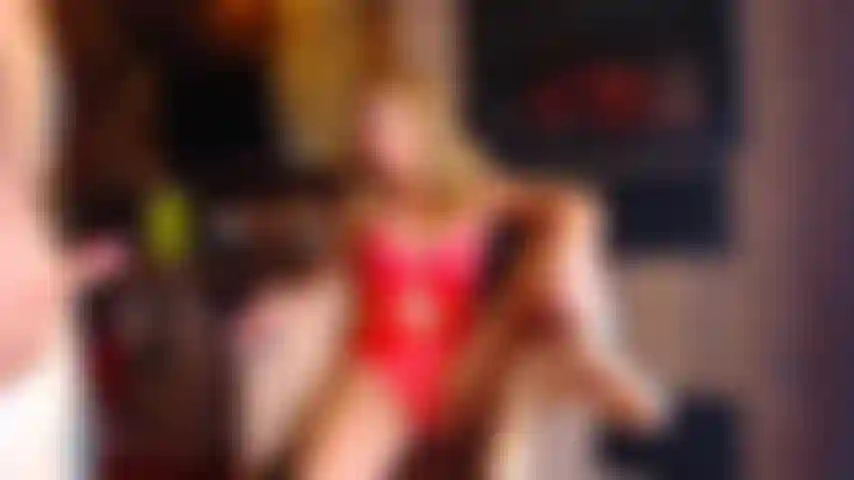 pussy lick, fucking, cum on swimsuit then wash the cum in the pool