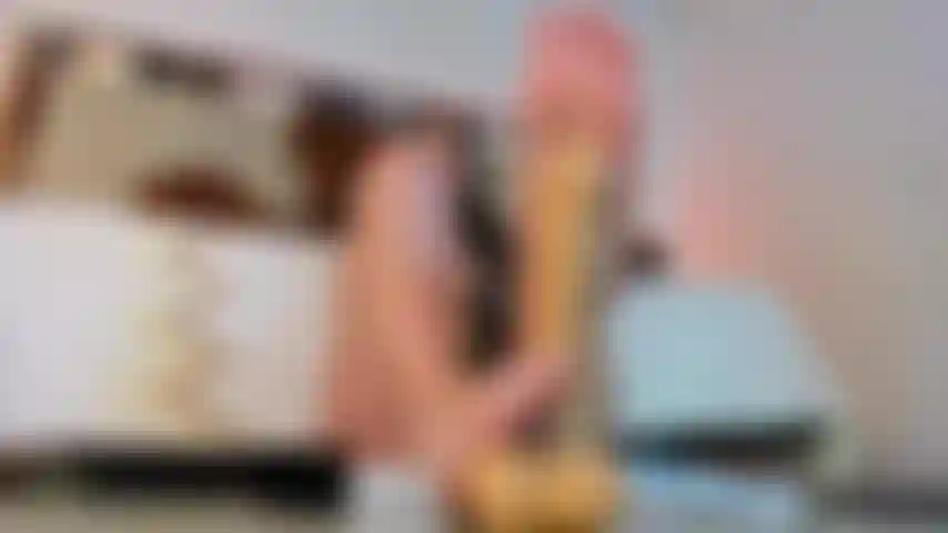 Move your toes slowly, fuck your big cock with them and make you come