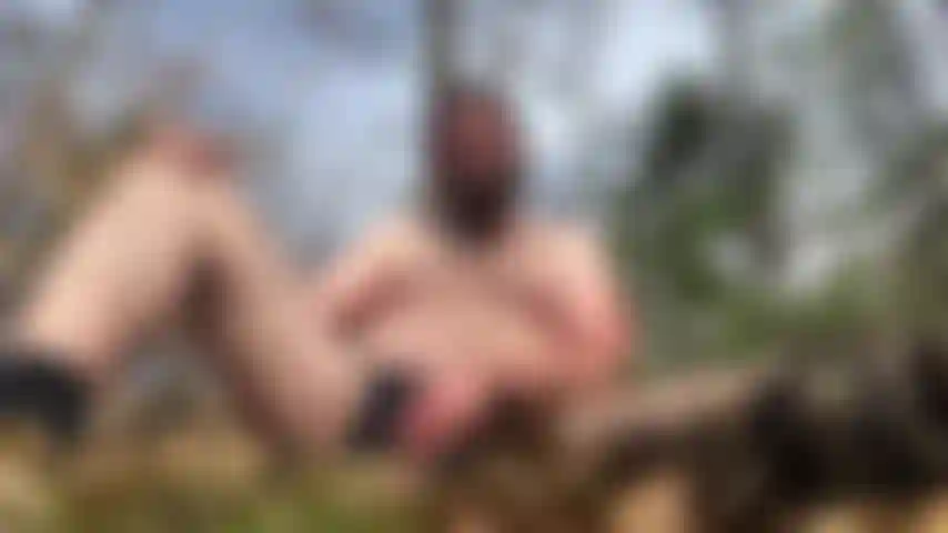 Habe draußen spaß.