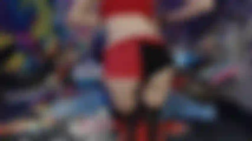 Harley quinns freche doppelpenetration + schlampiger gesichtsfick.