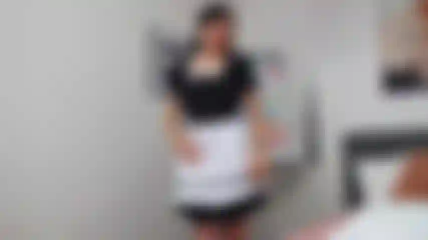 Sexy maid ready to serv you -- recorded show