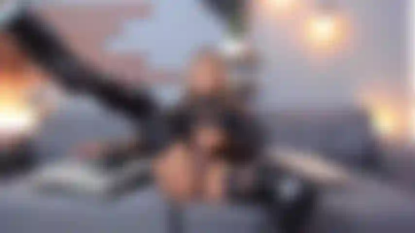 Pulling my cock with my leg raised