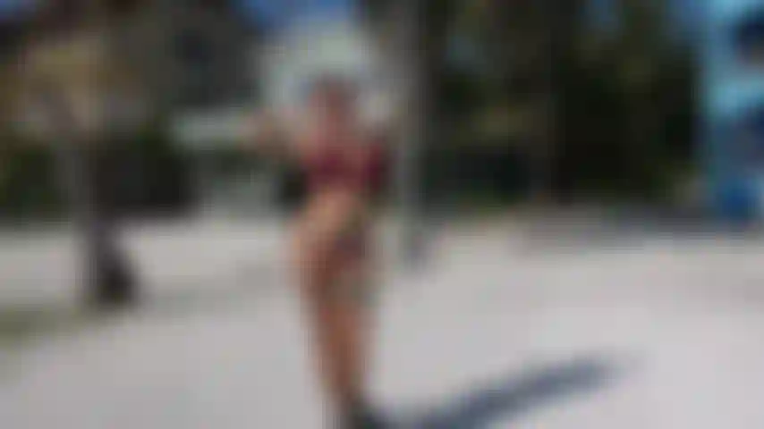 Coco beach workout.