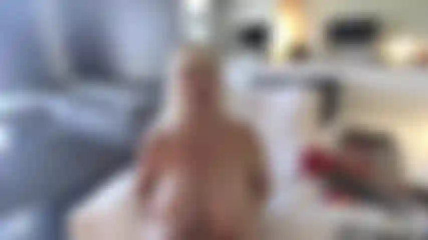 FACE & JIGGLE TITS IN HANDS---SUCKING ON WHITE TOY---TONGUE TEASE TOY---SLAP TOY ON TITS